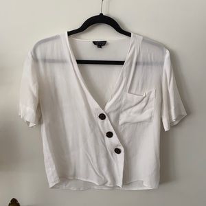 White Topshop Blouse